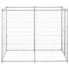 Outdoor Dog Kennel Galvanized Steel 43.3"x86.6"x70.9"