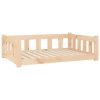 Dog Bed 37.6"x25.8"x11" Solid Wood Pine