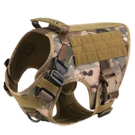 Pet Harness Luxury Dog Leash Set Chest Dog  Nylon Camouflage Dog Harness (Option: Camouflage-S)