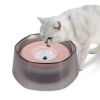 No Spill Dog Cat Water Bowl Spill Proof Slow Water Feeder 47.35oz Pet Water Dispenser Travel Dog Bowl for Dogs Cats Pets