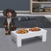 Height Small Puppy Dog Feeding Station for Messy Pets